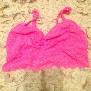 Pink bandeau/bra